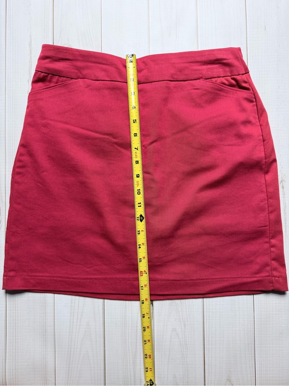 croft & barrow Red Mini Skirt - Picture 7 of 7
